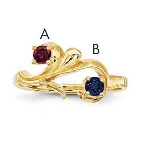 Synthetic Family Jewelry Ring 14k Gold XMR4/2SY, MPN: XMR4/2SY, 883957160603
