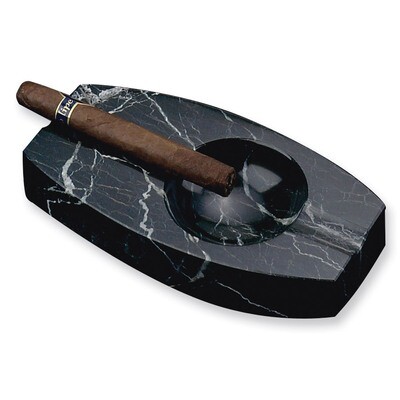 Black Solid Marble Ashtray GL2634, MPN: GL2634, 797140583059