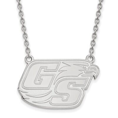 Georgia Southern University Large Pendant with Chain Necklace Sterling Silver SS014GSU-18, MPN: SS0…