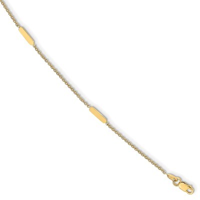 Leslie&#39;s 1 inch Extender Anklet 14k Polished Gold HB-LF1235-10, MPN: LF1235-10, 191101746284