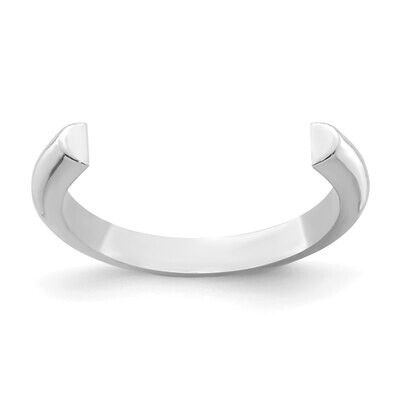 Die Struck Half Shank 14k White Gold WGSH122, MPN: WGSH122,