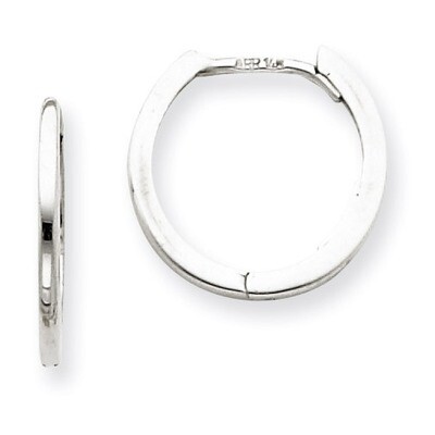 Hinged Earrings 14k White Gold TM618, MPN: TM618, 869786185017