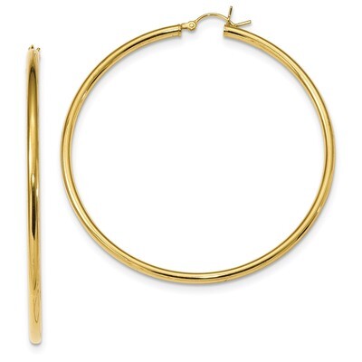 Hoop Earrings Sterling Silver Gold-Tone Polished QE13147, MPN: QE13147, 191101233289
