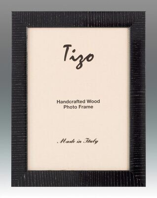 Tizo Lines 4 x 6 Inch Wood Picture Frame - Black, MPN: 285BLK-46,