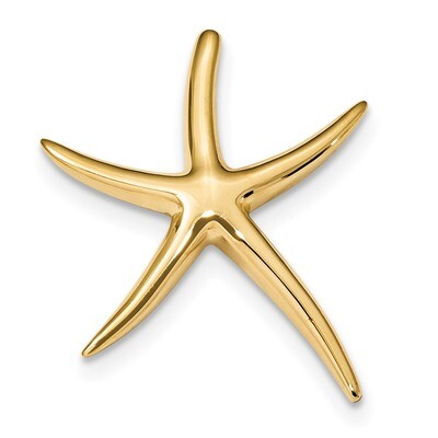 Starfish Slide 14k Gold Polished K6067, MPN: K6067, 883957894218