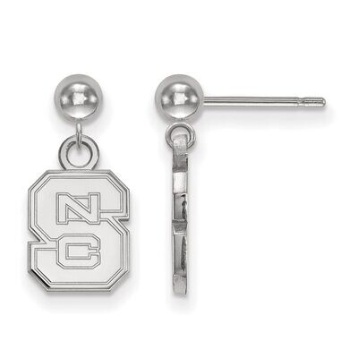 North Carolina State University Earring Dangle Ball Sterling Silver SS010NCS, MPN: SS010NCS, 886774…