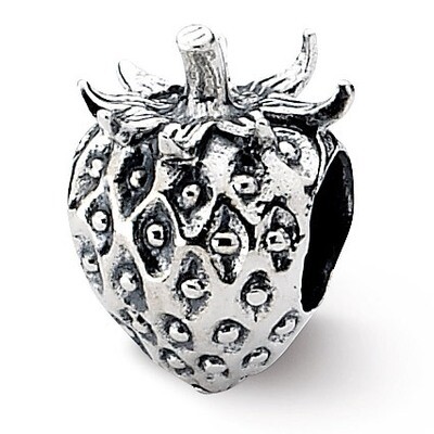 Strawberry Bead - Sterling Silver QRS1906, MPN: QRS1906, 883957311029