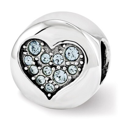 Swarovski Elements Mar-Courage Bead - Sterling Silver QRS3386, MPN: QRS3386, 886774964911