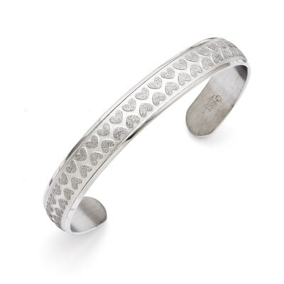 Cuff Bangle - Stainless Steel SRB1200 by Chisel, MPN: SRB1200,