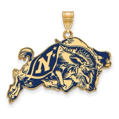 Navy x-Large Enamel Pendant Gold-plated Silver GP034USN, MPN: GP034USN, 886774937021