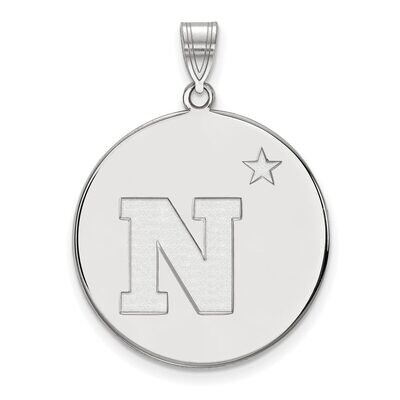 Navy x-Large Disc Pendant 14k White Gold 4W014USN, MPN: 4W014USN, 886774840260