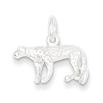 Leopard Charm Sterling Silver QC6342, MPN: QC6342, 883957915845