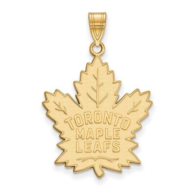 Toronto Maple Leafs x-Large Pendant 14k Yellow Gold 4Y035MLE, MPN: 4Y035MLE, 886774740393