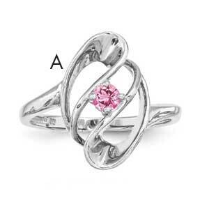 Family Jewelry Ring Sterling Silver Rhodium-plated XMR3/1SS-10, MPN: XMR3/1SS-10, 883957865676