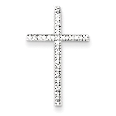 Micro Pave Cross Pendant Sterling Silver QC7324, MPN: QC7324, 883957519029