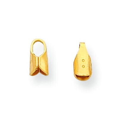 7 x 3.75mm Round Solder Flush Endcap Gold Filled GF3653, MPN: GF3653,