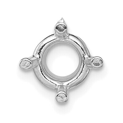 Round 4-Prong Heavy Basket .12ct. Setting 14k White Gold WG115, MPN: WG115,