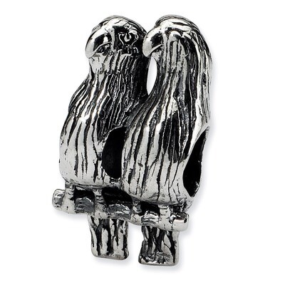 Love Birds Bead - Sterling Silver QRS373, MPN: QRS373, 883957721880