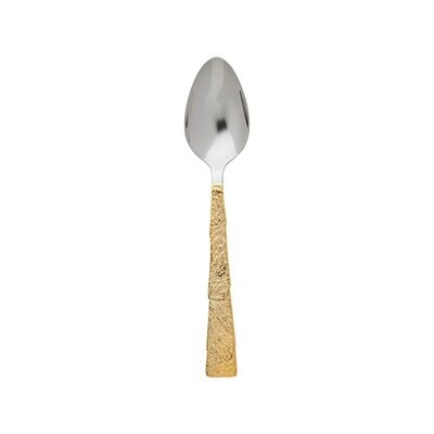Ricci Slate Dinner Spoon 18/10 Stainless Steel Gold-plated 16003, MPN: 16003,
