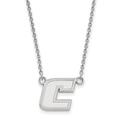 The University of Tennessee at Chattanooga Small Pendant with Chain Necklace Sterling Silver SS007U…