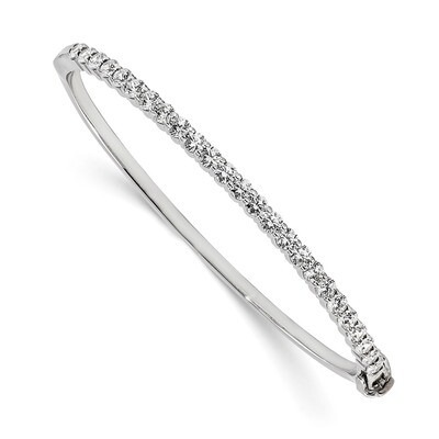 Diamond Bangle 14k white Gold XB322A, MPN: XB322A, 883957047041