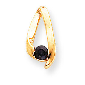 4mm Sapphire pendant 14k Gold XP948S, MPN: XP948S, 883957211756