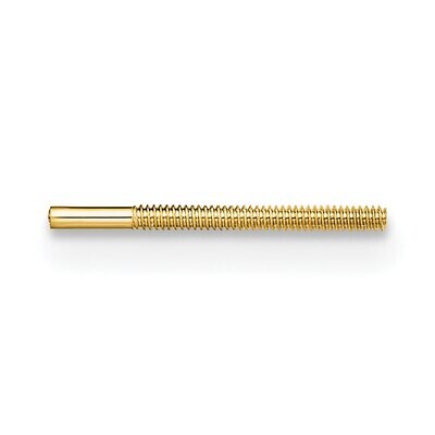 Threaded Earring Post 14k Yellow Gold YG670, MPN: YG670,