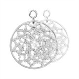 Nikki Lissoni Lucky Daisy 2 Pieces Silver-Plated 24mm Earrings EAC2042S, MPN: EAC2042S, 87188192315…