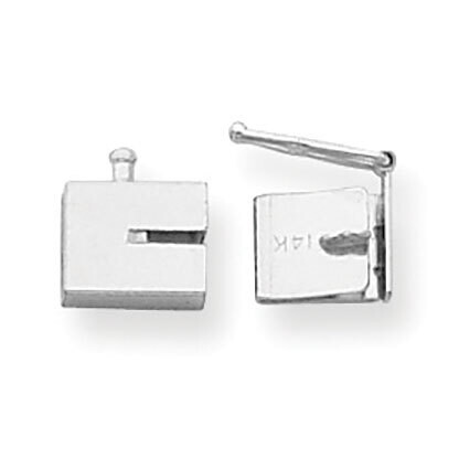 Replacement Tongue for Box Clasp 14k White Gold WG1831X, MPN: WG1831X,