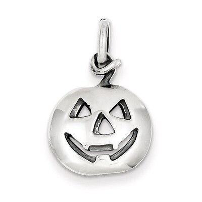 Pumpkin Charm Sterling Silver QC7577, MPN: QC7577, 883957571751