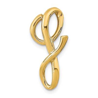 Letter G Initial Slide 14k Gold Polished K6425G, MPN: K6425G, 63721809994