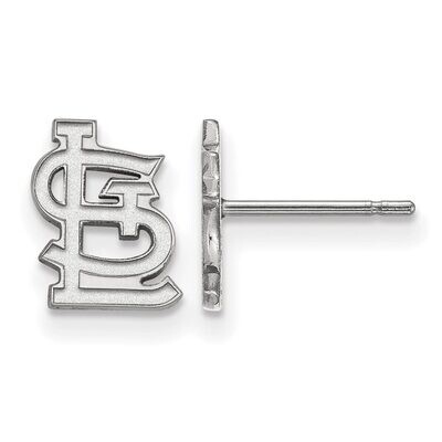 Saint Louis Cardinals x-Small Post Earring 10k White Gold 1W050CRD, MPN: 1W050CRD, 886774789750