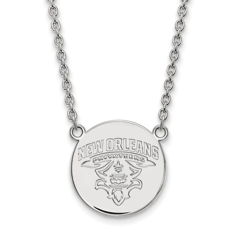 University of New Orleans Large Disc Pendant Sterling Silver SS024UNO-18, MPN: SS024UNO-18, 8867747…