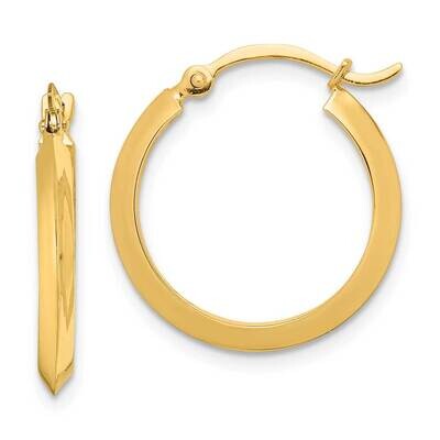 Hoop Earrings 14k Gold Polished  TF1629, MPN: TF1629, 883957969541