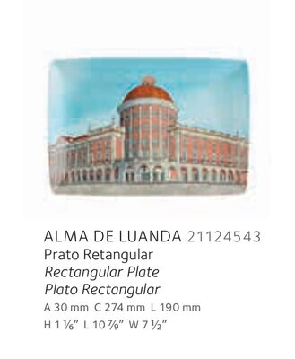 Vista Alegre Alma Luanda Rectangular Plate 21124543, MPN: 21124543, 5601266567327