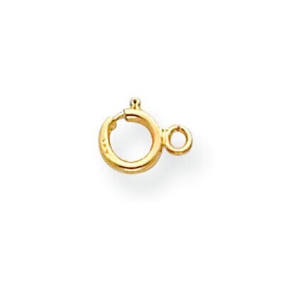 Spring Ring with Flat Ring Clasp 10k Yellow Gold 1Y1714, MPN: 1Y1714,
