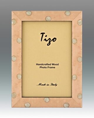 Tizo Cute Baby Pink Dots Wooden Picture Frame 4 x 6 Inch, MPN: PS20PNK-46,