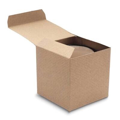 Brown Pack of 10 Square 4x4x4in Recycled Paper Gift Boxes JT5091-BR, MPN: JT5091-BR,