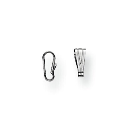 1.8mm Snap On Bail Sterling Silver SS3306, MPN: SS3306,