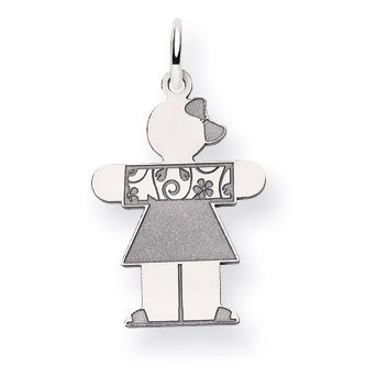 Kid Charm 14k White Gold XK1116W, MPN: XK1116W, 883957446028