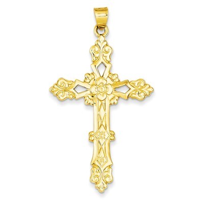 Cross Pendant 14k Gold Polished XR706, MPN: XR706, 883957383835
