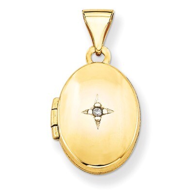 Diamond Locket 14k Yellow Gold XL150, MPN: XL150, 886774127378