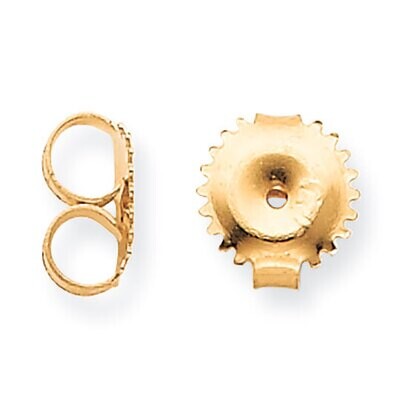 Heavy Friction Earring Nut 14k Yellow Gold YG2712, MPN: YG2712,