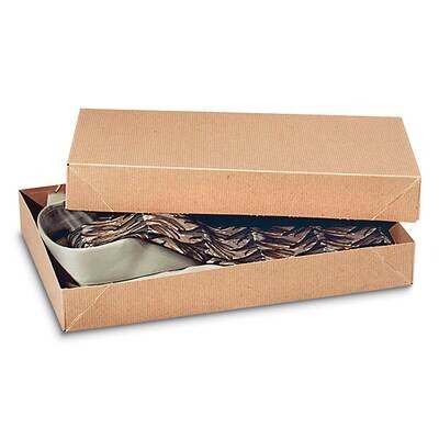 Brown Pack of 10 Rectangle 15x9.5x2in Paper Gift Boxes JT5088-BR, MPN: JT5088-BR,