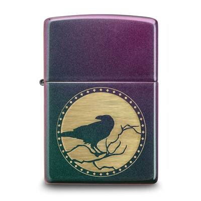 Zippo Iridescent Raven Design Lighter GM25847, MPN: GM25847, 191693145847