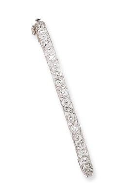 Diamond Bangle 14k White Gold XB187AA, MPN: XB187AA, 883957085906