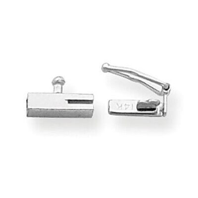 Replacement Tongue for Box Clasp 14k White Gold WG1827X, MPN: WG1827X,