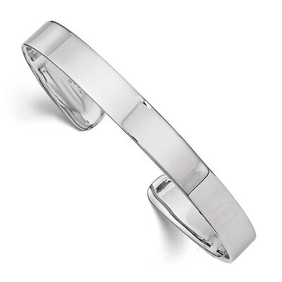 Cuff Child&#39;S Bangle Sterling Silver Rhodium-plated Polished QB872, MPN: QB872, 191101387876