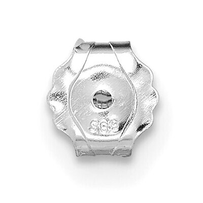 Medium Friction Earring Nut 14k White Gold WG2702, MPN: WG2702,