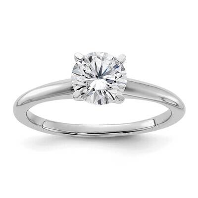 1ct. G H I True Light Round Moissanite Solitaire Ring 14k White Gold RM5965WR-100-9MT, MPN: RM5965W…